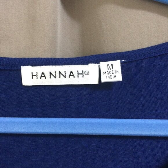 Hannah Embroidered Top Flowers Scoop Neck Long Sleeve Crochet Inserts NEW NWT M - Picture 2 of 6